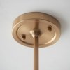 Klasyczna lampa wisząca czteropłomienna abażurowa mosiężna minimalistyczna uniwersalna Santiago & Ivy 115002 ENDON